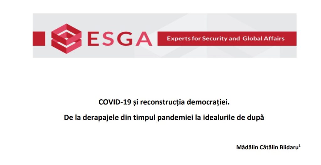 COVID-19 și reconstrucția democrației. De la derapajele din timpul pandemiei la idealurile de după